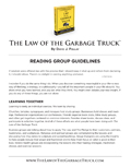 Reading Group Guidelines